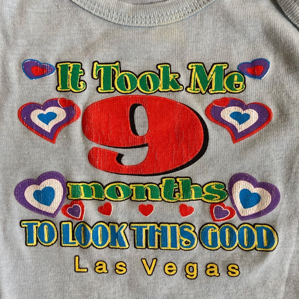 Vintage Las Vegas Baby Onesie